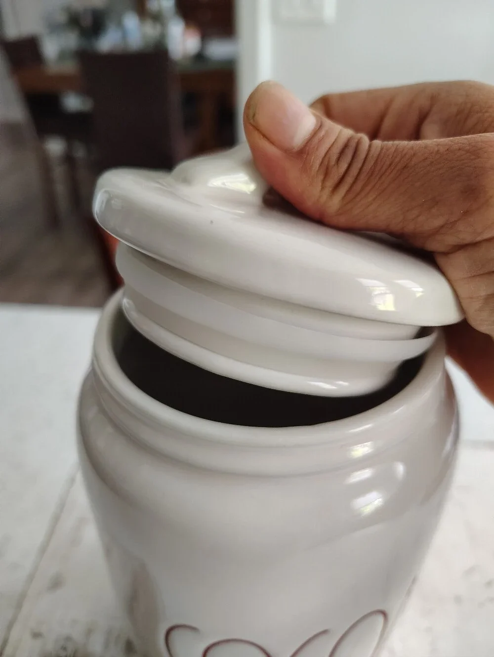 Rae Dunn Cocoa Canister